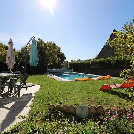 Maison De Caractere Avec Piscine Privee, Wifi, Animaux Acceptes - Fr-1-742-596 펜션 Pléaux